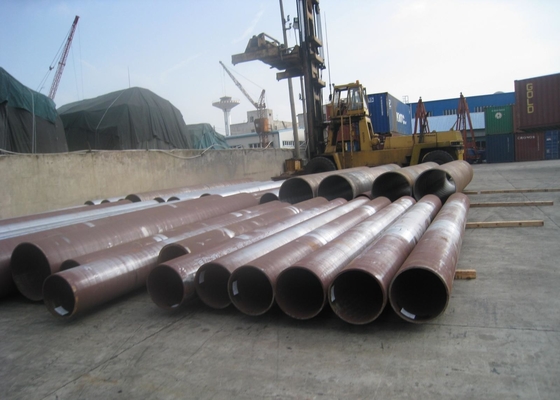 Round Hot Rolled Seamless Steel Tube 56'' Large Caliber Heavy Thickness For Boiler