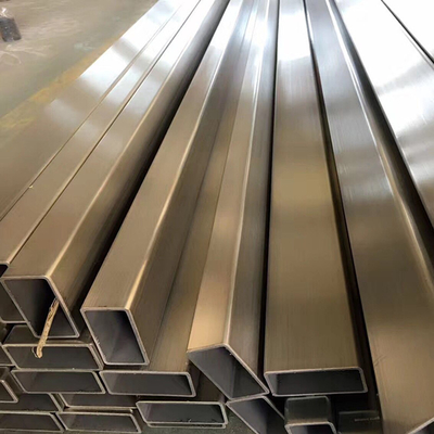 ASTM A554 Seamless Stainless Steel Rectangular Tube 2D Cold Rolled