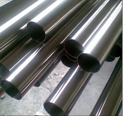 Mirror Stainless Steel Pipe 316l Seamless Plain / Beveled / Threaded Ends